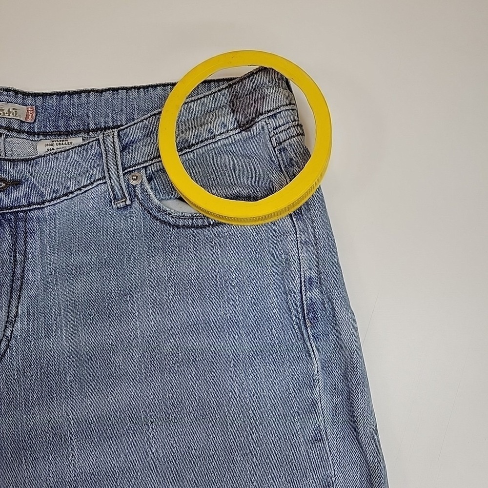Levi's 515 Bootcut Jeans Women's 14M Light Wash Stretch Mid Rise Denim - Picture 10 of 11